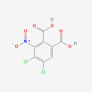 molecular formula C8H3Cl2NO6 B4328985 4,5-dichloro-3-nitrophthalic acid 