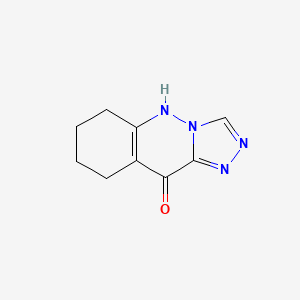 molecular formula C9H10N4O B4329065 6,7,8,9-tetrahydro[1,2,4]triazolo[4,3-b]cinnolin-10-ol 