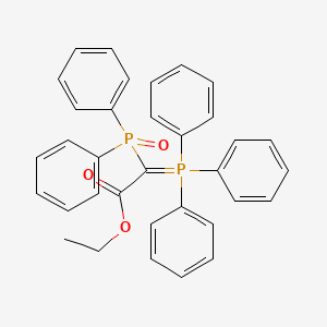 molecular formula C34H30O3P2 B4329098 ethyl (diphenylphosphoryl)(triphenylphosphoranylidene)acetate 