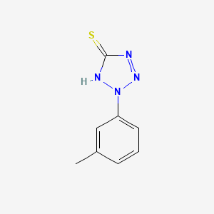 molecular formula C8H8N4S B4329246 2-(3-methylphenyl)-1,2-dihydro-5H-tetrazole-5-thione 