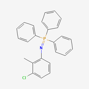 molecular formula C25H21ClNP B4329281 N-(3-chloro-2-methylphenyl)-P,P,P-triphenylphosphine imide 