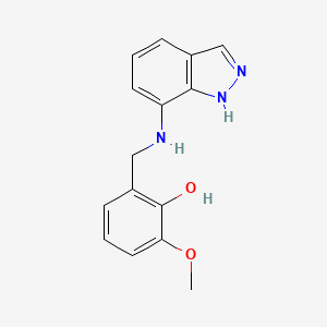 2-[(1H-indazol-7-ylamino)methyl]-6-methoxyphenol