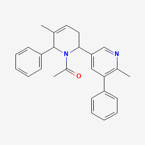 molecular formula C26H26N2O B4329450 1-acetyl-5,6'-dimethyl-5',6-diphenyl-1,2,3,6-tetrahydro-2,3'-bipyridine 