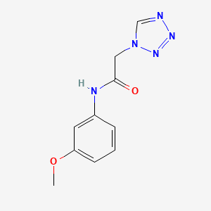 molecular formula C10H11N5O2 B4330005 N-(3-methoxyphenyl)-2-(1H-tetrazol-1-yl)acetamide 