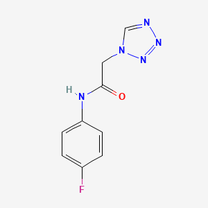 molecular formula C9H8FN5O B4330010 N-(4-fluorophenyl)-2-(1H-tetrazol-1-yl)acetamide 