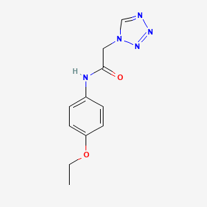 molecular formula C11H13N5O2 B4330014 N-(4-ethoxyphenyl)-2-(1H-tetrazol-1-yl)acetamide 
