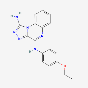 molecular formula C17H16N6O B4330263 N~4~-(4-ethoxyphenyl)[1,2,4]triazolo[4,3-a]quinoxaline-1,4-diamine 