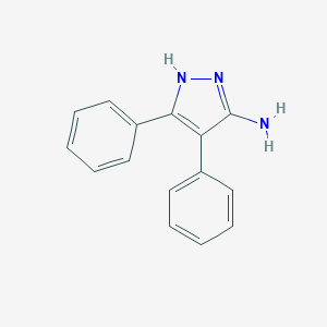 molecular formula C15H13N3 B433029 3,4-diphenyl-1H-pyrazol-5-amine CAS No. 63633-46-5