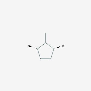 molecular formula C8H16 B043305 环戊烷，1,2,3-三甲基-，(1α,2β,3α)- CAS No. 19374-46-0