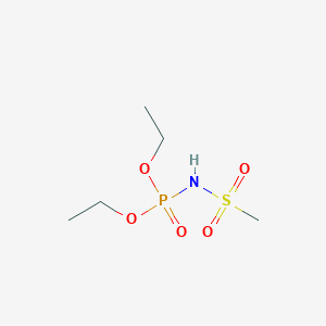 molecular formula C5H14NO5PS B4330767 diethyl (methylsulfonyl)amidophosphate 