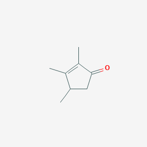 molecular formula C8H12O B043310 2,3,4-三甲基环戊-2-烯-1-酮 CAS No. 28790-86-5