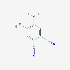 molecular formula C8H5N3O B4331148 4-amino-5-hydroxyphthalonitrile 
