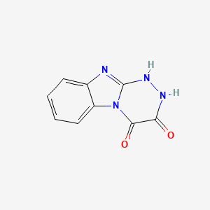 molecular formula C9H6N4O2 B4331213 2,10-dihydro[1,2,4]triazino[4,3-a]benzimidazole-3,4-dione 