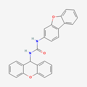 molecular formula C26H18N2O3 B4331402 N-dibenzo[b,d]furan-3-yl-N'-9H-xanthen-9-ylurea 