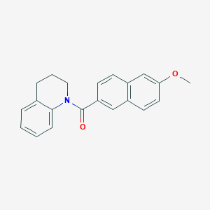 molecular formula C21H19NO2 B4331501 1-(6-methoxy-2-naphthoyl)-1,2,3,4-tetrahydroquinoline 