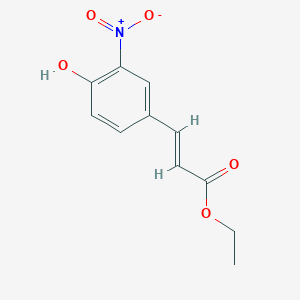 molecular formula C11H11NO5 B4331577 ethyl 3-(4-hydroxy-3-nitrophenyl)acrylate 