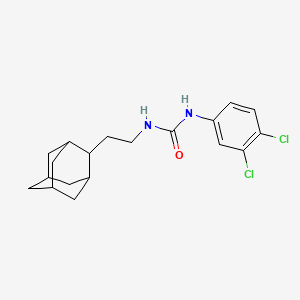 molecular formula C19H24Cl2N2O B4331587 N-[2-(2-adamantyl)ethyl]-N'-(3,4-dichlorophenyl)urea 