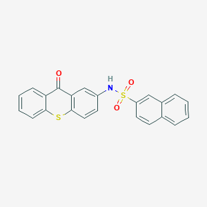 N-(9-oxo-9H-thioxanthen-2-yl)naphthalene-2-sulfonamide