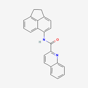 N-(1,2-dihydroacenaphthylen-5-yl)quinoline-2-carboxamide