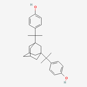 molecular formula C28H36O2 B4331970 4,4'-(tricyclo[3.3.1.1~3,7~]decane-1,3-diyldipropane-2,2-diyl)diphenol 
