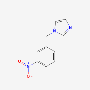 molecular formula C10H9N3O2 B4331978 1-(3-nitrobenzyl)-1H-imidazole CAS No. 56643-75-5