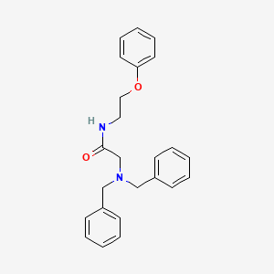 N~2~,N~2~-dibenzyl-N~1~-(2-phenoxyethyl)glycinamide