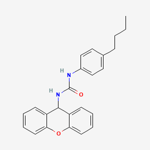 molecular formula C24H24N2O2 B4332107 N-(4-butylphenyl)-N'-9H-xanthen-9-ylurea 