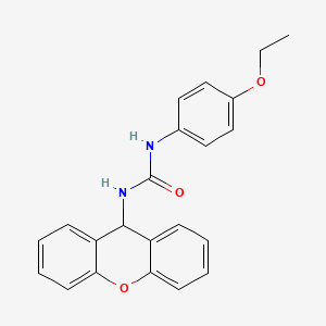 molecular formula C22H20N2O3 B4332113 N-(4-ethoxyphenyl)-N'-9H-xanthen-9-ylurea 