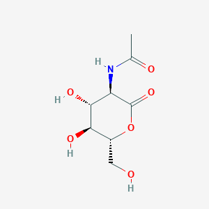 molecular formula C8H13NO6 B043323 2-乙酰氨基-2-脱氧-D-葡萄糖-1,5-内酯 CAS No. 19026-22-3