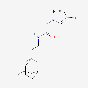 N-[2-(1-adamantyl)ethyl]-2-(4-iodo-1H-pyrazol-1-yl)acetamide