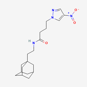 N-[2-(1-adamantyl)ethyl]-4-(4-nitro-1H-pyrazol-1-yl)butanamide