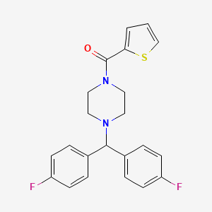 1-[bis(4-fluorophenyl)methyl]-4-(2-thienylcarbonyl)piperazine