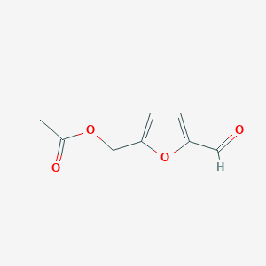 molecular formula C8H8O4 B043329 5-乙酰氧甲基-2-糠醛 CAS No. 10551-58-3