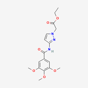 ethyl {3-[(3,4,5-trimethoxybenzoyl)amino]-1H-pyrazol-1-yl}acetate