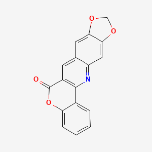 molecular formula C17H9NO4 B4332966 6H-chromeno[4,3-b][1,3]dioxolo[4,5-g]quinolin-6-one 