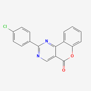 2-(4-chlorophenyl)-5H-chromeno[4,3-d]pyrimidin-5-one