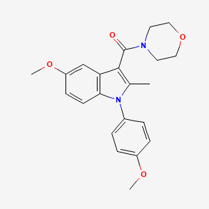 5-methoxy-1-(4-methoxyphenyl)-2-methyl-3-(morpholin-4-ylcarbonyl)-1H-indole