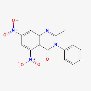 2-methyl-5,7-dinitro-3-phenylquinazolin-4(3H)-one