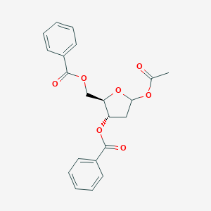 molecular formula C21H20O7 B043333 1-乙酰基-2-脱氧-3,5-二-O-苯甲酰核糖呋喃糖 CAS No. 51255-12-0