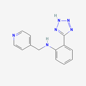 (pyridin-4-ylmethyl)[2-(1H-tetrazol-5-yl)phenyl]amine