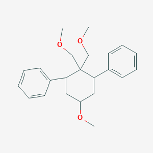 1,1'-[5-methoxy-2,2-bis(methoxymethyl)cyclohexane-1,3-diyl]dibenzene