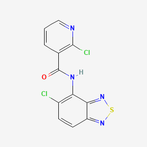 2-chloro-N-(5-chloro-2,1,3-benzothiadiazol-4-yl)nicotinamide