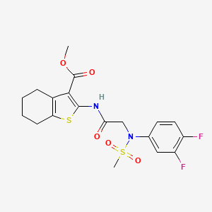 methyl 2-{[N-(3,4-difluorophenyl)-N-(methylsulfonyl)glycyl]amino}-4,5,6,7-tetrahydro-1-benzothiophene-3-carboxylate