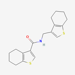 N-(4,5,6,7-tetrahydro-1-benzothien-3-ylmethyl)-4,5,6,7-tetrahydro-1-benzothiophene-3-carboxamide