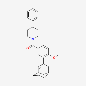 1-[3-(1-adamantyl)-4-methoxybenzoyl]-4-phenylpiperidine