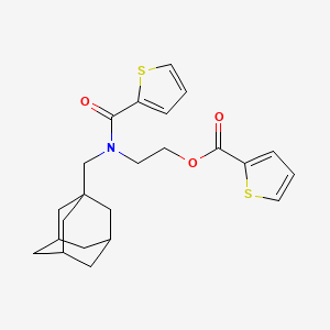 2-[(1-adamantylmethyl)(2-thienylcarbonyl)amino]ethyl thiophene-2-carboxylate