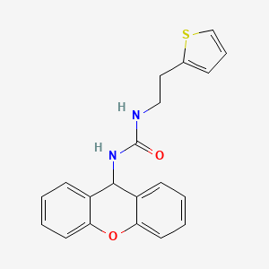 molecular formula C20H18N2O2S B4333841 N-[2-(2-thienyl)ethyl]-N'-9H-xanthen-9-ylurea 