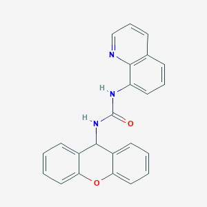 N-quinolin-8-yl-N'-9H-xanthen-9-ylurea