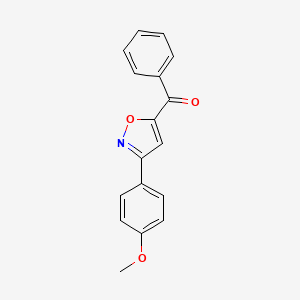 [3-(4-Methoxyphenyl)-1,2-oxazol-5-yl](phenyl)methanone