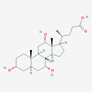 molecular formula C24H40O5 B043342 Allocholic acid CAS No. 2464-18-8